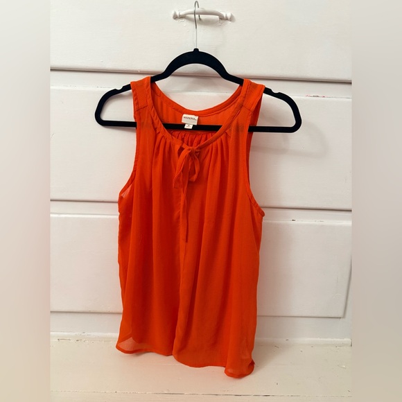 Merona Tops - Merona Vibrant Orange Sleeveless Blouse